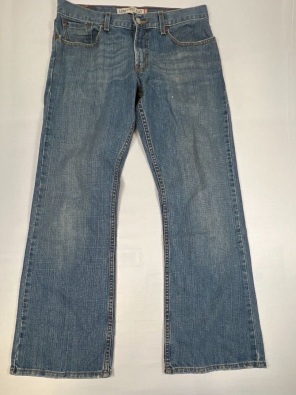 Levi's 527 Low Bootcut Jeans Men 32x30 Blue Denim Medium Wash